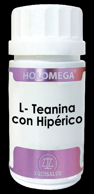 Holomega L-Teanina con Hiperico · Equisalud · 50 cápsulas