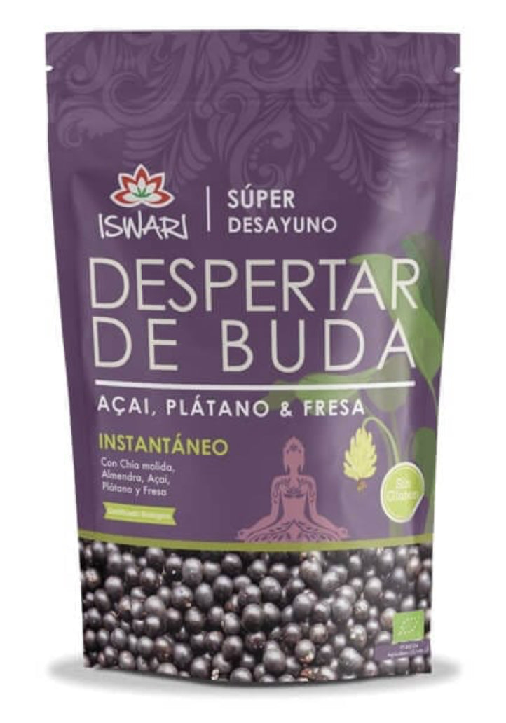 Despertar de Buda Açai, Banana & Fresa BIO · Iswari · 360 gramos