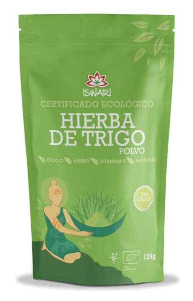 Hierba de Trigo BIO · Iswari · 125 gramos