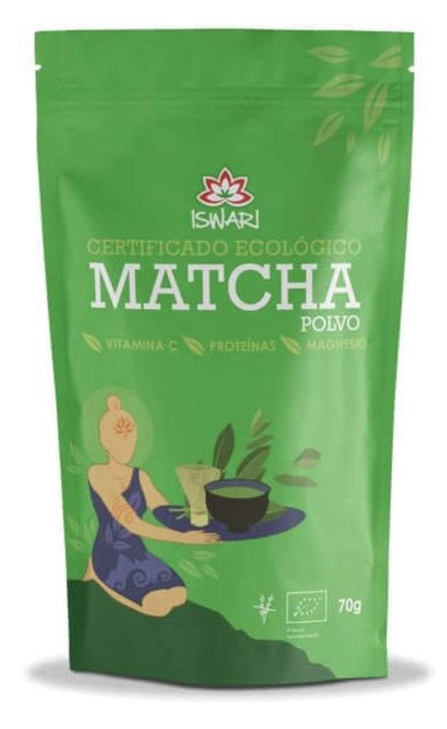 Matcha BIO · Iswari · 70 gramos