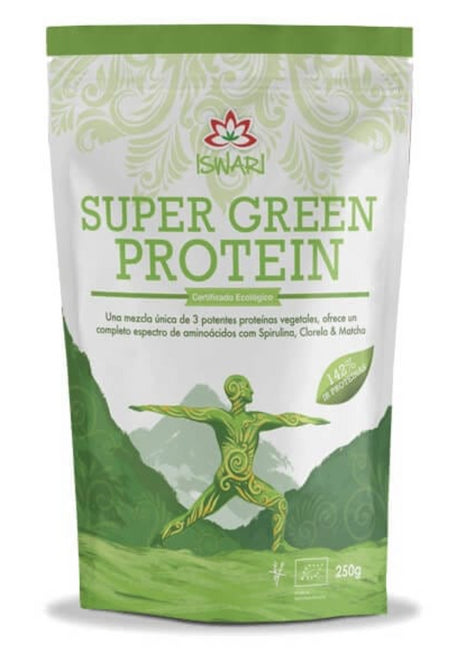 Super Green Protein BIO · Iswari · 250 gramos