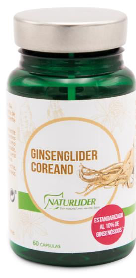 Ginseng Coreano STD · Naturlider · 60 cápsulas