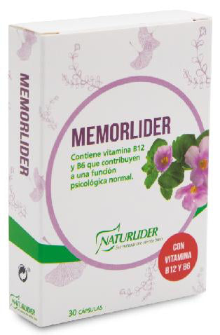 Memorlider · Naturlider · 30 cápsulas