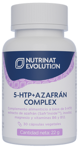 5 HTP + Azafrán Complex · Nutrinat Evolution · 30 cápsulas