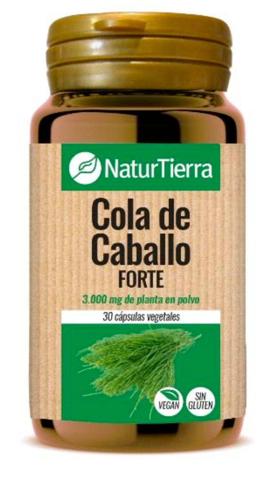 Cola de Caballo Forte · NaturTierra · 30 comprimidos