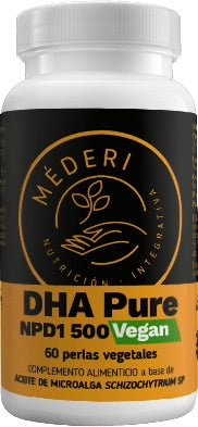 DHA Pure NPD1 500 Vegan · Mederi · 60 perlas