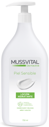 Mussvital Dermactive Loción Emoliente Piel Sensible · Mussvital · 750 ml