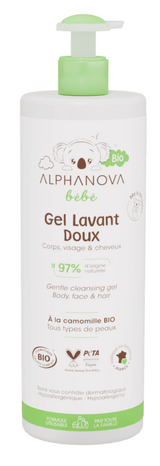 Gel Bebé Dermolimpiador BIO · Alphanova · 500 ml