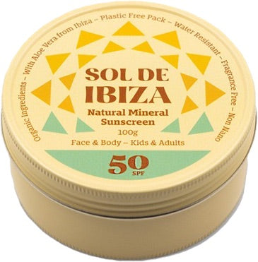 Crema Solar SPF50 · Sol de Ibiza · 100 gramos